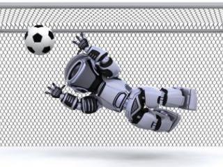 robot calciatore