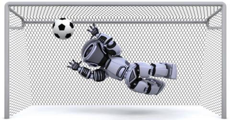 robot calciatore